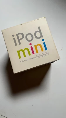 APPLE iPod Mini VERY FIRST GENERATION EMPTY box SUPER RARE!!!! COLLECTIVE ITEM - Image 1 of 4