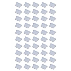 50Pcs USB C Charging Port Protector Cover Type-C Dust Plugs for Phone Tablet - Zdjęcie 1 z 10