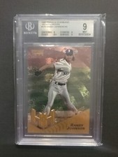 1996 Pinnacle Randy Johnson Starburst Artist’s Proof #173 Seattle Mariners BGS 9