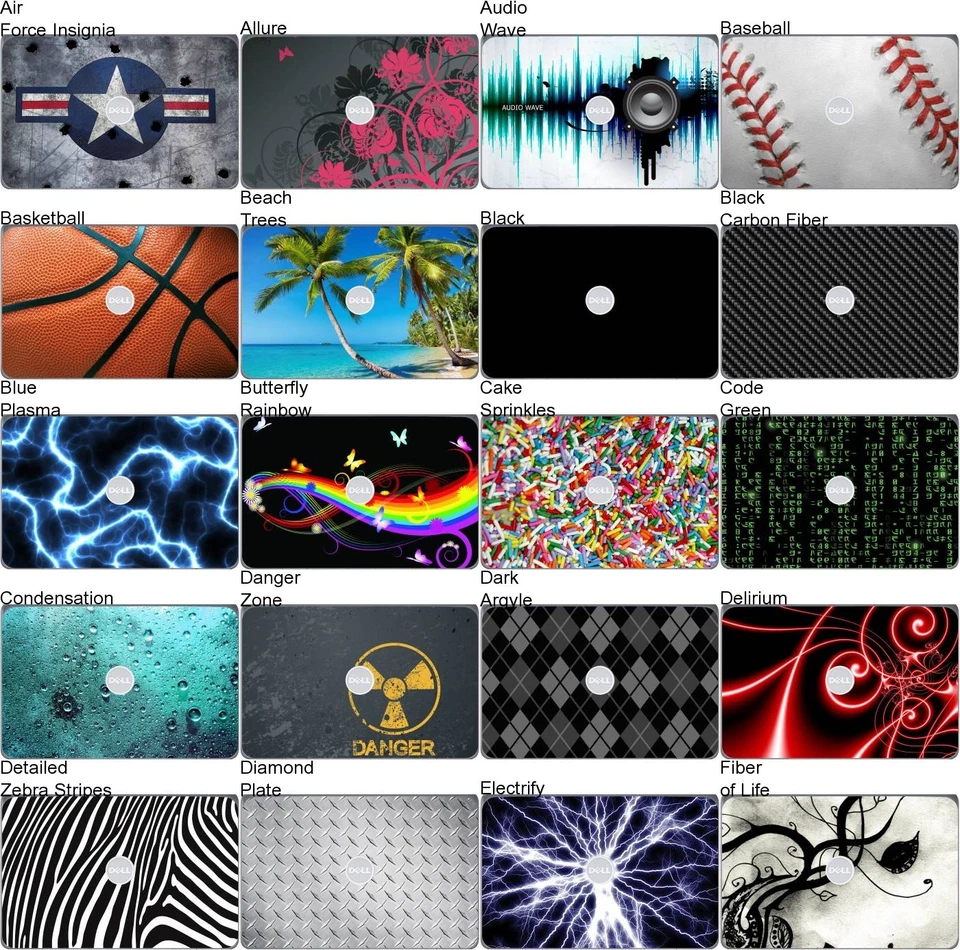 Choose Any 1 Vinyl Decal/Skin for Dell XPS L501X / L502X Laptop Lid - Free Ship! - Image 1 of 1