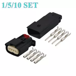 Kit de enchufe conector de 4 pines/vías para motocicleta automotriz macho hembra - Imagen 1 de 4
