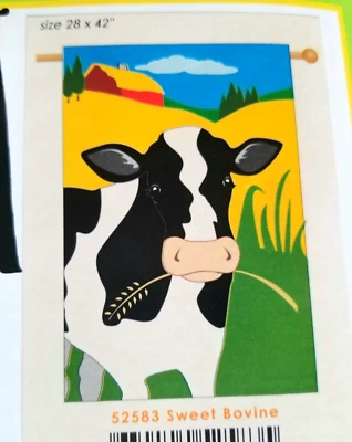 Bandera de Vaca alias "Bovino Dulce" 28 x 42 pulgadas NUEVA ~ artículo de calidad Foto 1 de 4