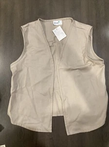 NWT Girl Scouts Official Cadette Senior Ambassador Vest Tan Size S - Picture 1 of 3