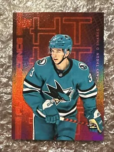 2023-24 Upper Deck Series 2 Fluorescence Red F-11 Henry Thrun - Picture 1 of 2
