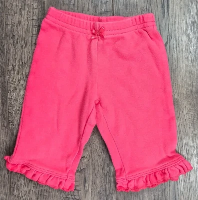 Baby Girl Clothes Just One You Carter's Newborn Pink Ruffle Pants - Image 1 of 2