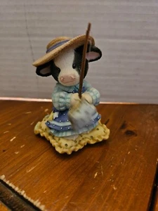 Vintage 1999 Mary's Moo Moos "Fishing For Good Wishes" Figur - Bild 1 von 5