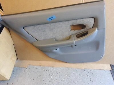 2001-2006 Hyundai Elantra GT Sedan Driver Left Rear Door Panel DK GREY Cloth OEM - Изображение 1 из 4