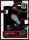 2022 Optic #40 Jarren Duran NM-MT RC Rookie Red Sox Rated Rookie