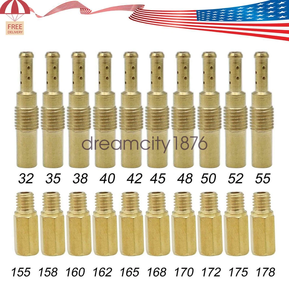 Kit de chorro principal de carburador para Honda CRF125F 2018 10 piezas Slow Pilot Jet 10 piezas Foto 1 de 4