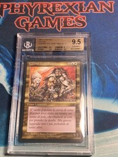 MTG KASIMIR THE LONE WOLF (BGS 9.5) Italian Legends (POP 1) magic the gathering