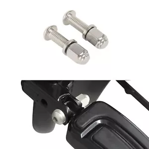 Chrome Bullet Tip Footpeg Bolt Fit Harley Touring Models # 94133-01 Male Mount - Picture 1 of 9