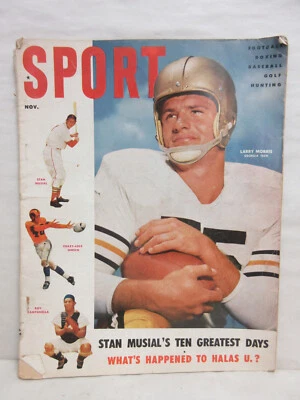 Sport Magazine November 1954 Larry Morris Georgia Tech Football Stan Musial - Image 1 of 4