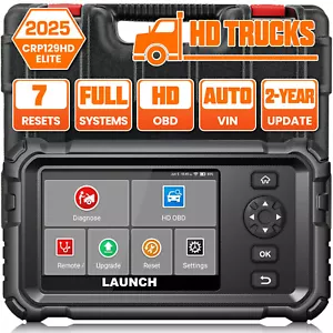 Launch CRP129 HD Elite Diesel Truck Automotive OBD2 Diagnostic Tool for 24V Iveco Truck - Picture 1 of 15