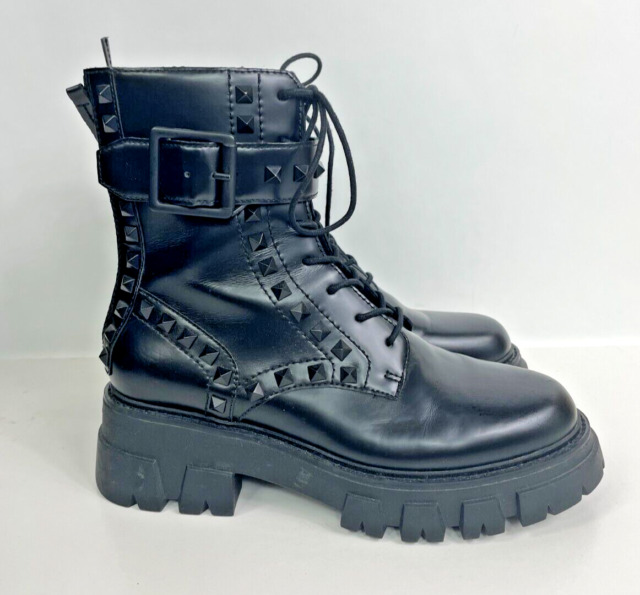 ASH Womens Madness Combat Boot Size US6 M EUR36