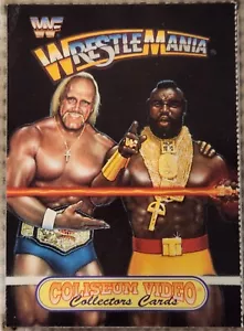1993 WWF WrestleMania Coliseum Video Collectors Cards Mr. T & Hulk Hogan VINTAGE - Picture 1 of 3