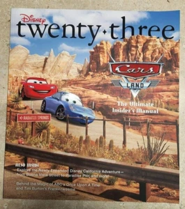 Disney D23 Twenty-Three Cars Fall 2012 Vol 4 Issue 3 California Adventure NBC - Picture 1 of 2