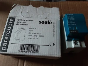 Lightning arrester 15kA 230V 250/440V - PM 15 Bi spring - Picture 1 of 6