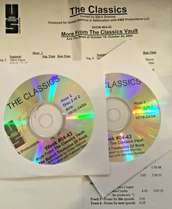 RADIO SHOW: 10/18/04 CLASSICS VAULT: ALICE COOPER, DAVE MASON, TRAFFIC, HOT TUNA - Picture 1 of 2