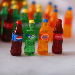 20x Dolls House 1:12TH Scale Miniature Drink Soda Bottle COCA-COLA COKE Lot Set - Picture 1 of 9