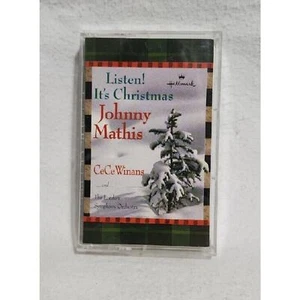 Listen! It's Christmas Johnny Mathis & CeCe Winans Cassette Tape 1999 Hallmark - Picture 1 of 8