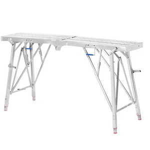 Folding Scaffolding Equipment Scaffold Work Platform with Adjustable Height New- - Picture 1 of 8