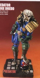 8"Predator Judgedredd on Base Classic Sci-Fi Movies Unbuilt Resin Model Kit 1/8 - Picture 1 of 2