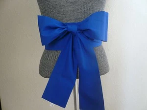 Japanese Sash OBI Cotton Belt Kimono Yukata Wedding Royal Blue 4"W x 110"L - Picture 1 of 3