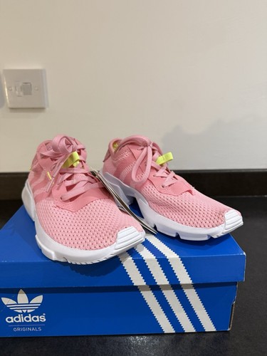 Adidas Originals POD S3.1 scarpe da ginnastica per ragazze junior rosa taglia UK 2