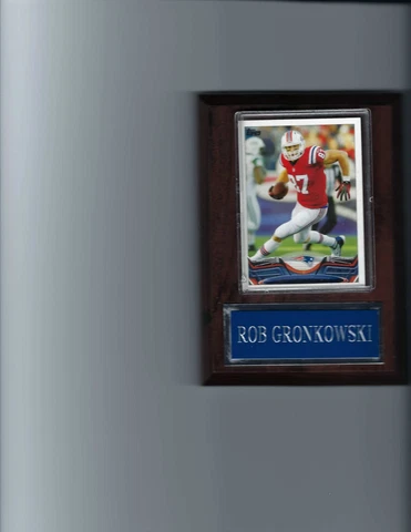 ROB GRONKOWSKI PLAQUE NEW ENGLAND PATRIOTS FOOTBALL NFL   C6 Cover
