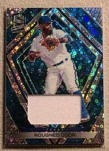 Rougned Odor 2020 Panini Chronicles Spectra  Blue Disco Relic 75/99 Rangers - Picture 1 of 3
