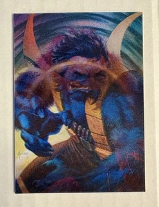 2016 Marvel Masterpieces Jusko Mirage Lenticular Defenders #4 Of 9 Hulk Strange - Picture 1 of 2