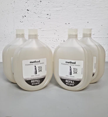 4 Pack - Method Foaming Hand Wash Refill, Violet + Lavender, 28 Oz ( 828ml ) - Image 1 of 3