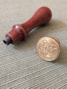 Wizarding World Harry Potter Universal Scribbulus Brass Wax Seal Hogwarts Italy - Picture 1 of 7