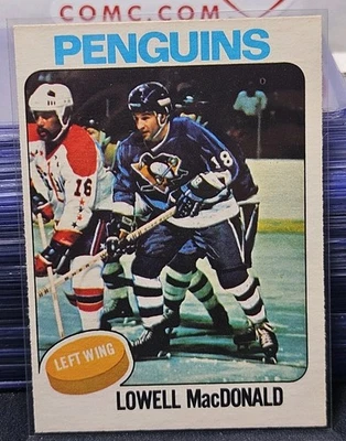 75-76 O-Pee-Chee Lowell MacDonald 🚨🚨🚨 Pittsburgh Penguins  - Image 1 of 2