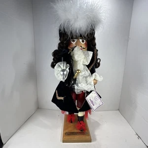 Schiaccianoci vintage firmato Steinbach capitano gancio artigianale tedesco 18" - Foto 1 di 23