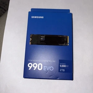 Samsung- 990 EVO SSD 2TB Internal SSD PCIe Gen 4x4 | Gen 5x2 M.2 2280,#5-608 - Photo 1/1