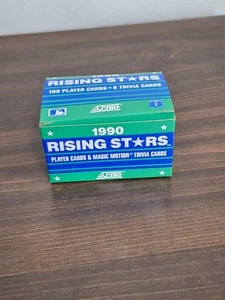 1990 Score Rising Stars Set 1-100 Factory Box Ken Griffey Jr Baseball MLB - Picture 1 of 3