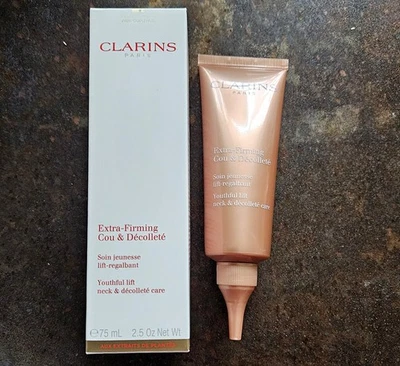 Clarins Extra-Firming Neck & Decollete Care 2.5 oz / 75 ml NIB! $98 MSRP  - Image 1 of 4