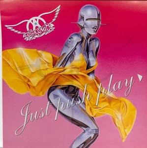 Aerosmith Just Push Play Album Cover Promo 12x12 flaches doppelseitiges Poster - Bild 1 von 3