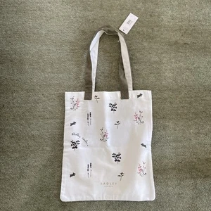 Radley Responsible ‘Pressed Flowers’ C2669104 Canvas Tote Shopper Bag - Picture 1 of 11