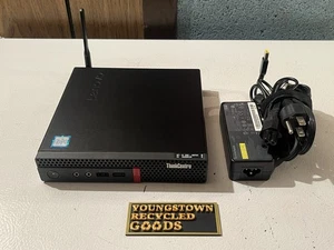 LENOVO THINKCENTRE M910x MINI PC INTEL i5-7600 8GB 128GB SSD + 1TB HDD WIFI W11P - Picture 1 of 24