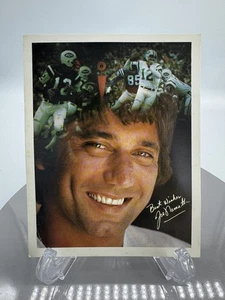 Joe Namath New York Jets Fotodruck NFL Football Faksimile signiert - Bild 1 von 3