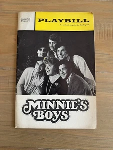 Minnie's Boys Broadway Musical Playbill March 1970 Shelley Winters - Picture 1 of 1