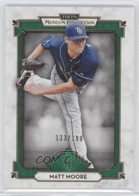 2014 Topps Museum Collection Green /199 Matt Moore #98 - Image 1 of 2