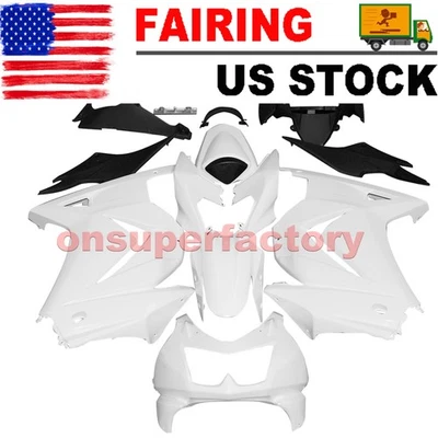 Fairing Kit Fit For Kawasaki Ninja 250R EX250 2008-2012 ABS Injection Bodywork Foto 1 de 4