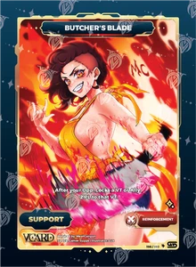 VCARD Butcher's Blade Secret Raro Holo 198/190 Rising Stars Ilimitado - Imagen 1 de 1
