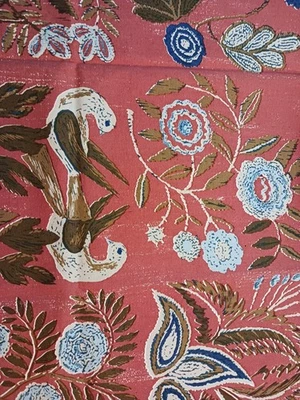 Greef "Our young Republic" Vintage 50's Cotton Fabric 36" by 45" TAGS - Image 1 of 4