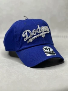 Royal Blue Dodgers Script Bling Hat '47 Brand Clean Up Adjustable Hat - Bild 1 von 5