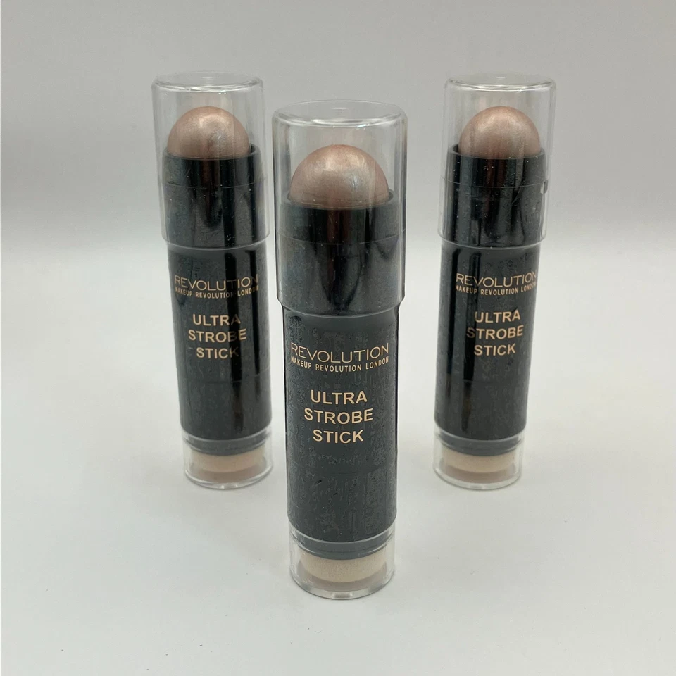 Makeup Revolution Ultra Strobe Stick Peach Lightening 0.19 OZ Pack of 3 - Image 1 of 4