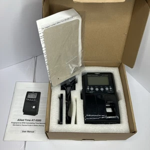 Allied Time AT-5000 Electronic Time Clock Date FINGERPRINT & RFID TIME RECORDER - Picture 1 of 5